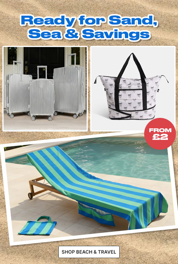 Ready for Sand, Sea & Savings - Shop Beach & Travel