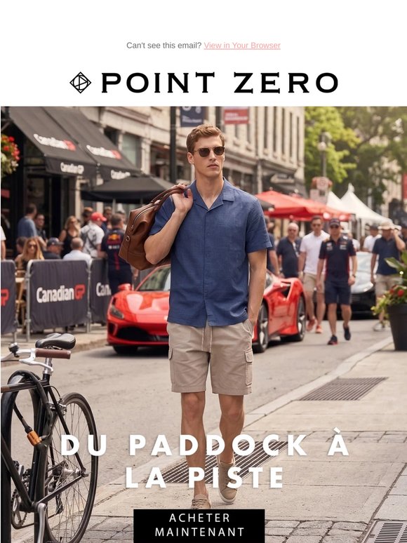 Style sur les bords de piste : polos et shorts du Grand Prix du Canada (qu'il pleuve ou qu'il fasse beau)