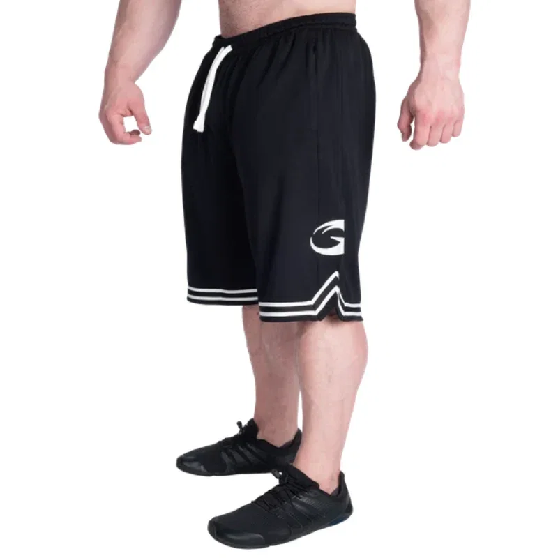 Image of GASP Basketball Iron Shorts Black/White*