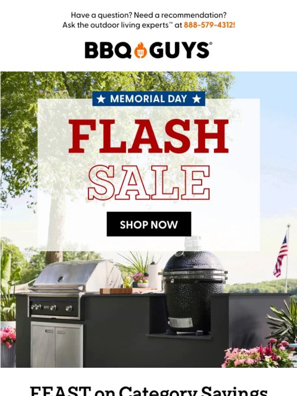 Our Memorial Day Flash Sale is LIVE!