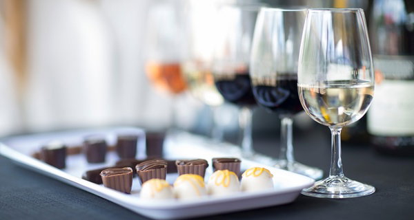 Enjoy Wine & Chocolate or Popcorn Tastings for 2 or 4