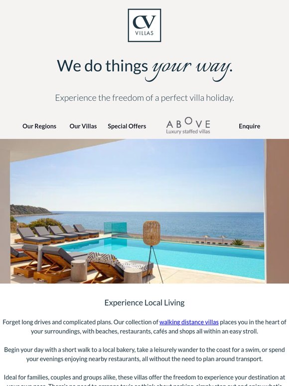 Everything Within Walking Distance | No Additional Fuel Surcharges