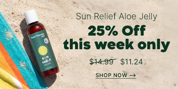 25% Off Sun Relief Aloe Jelly