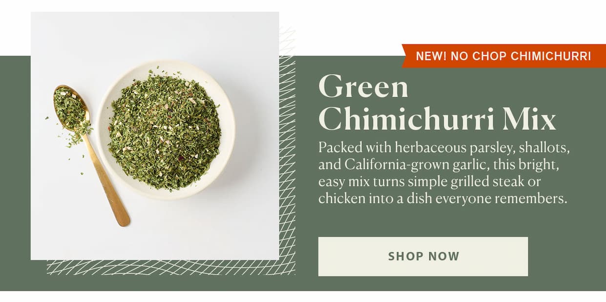 green chimichurri mix