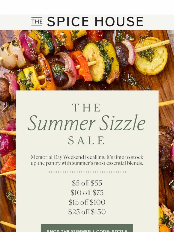 The Summer Sizzle Sale Is On 🍉☀️🍔🍹