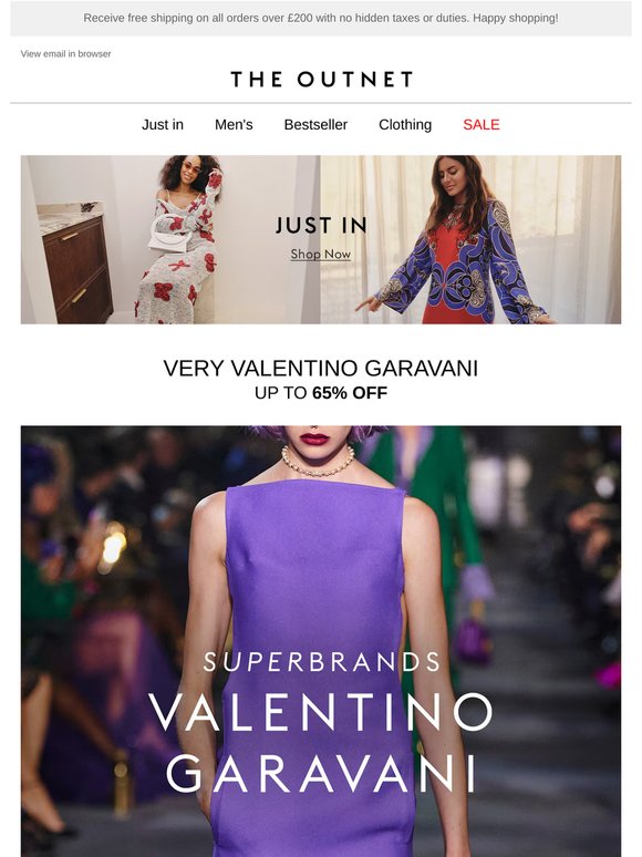 Turn heads in Valentino Garavani at up to 65% off