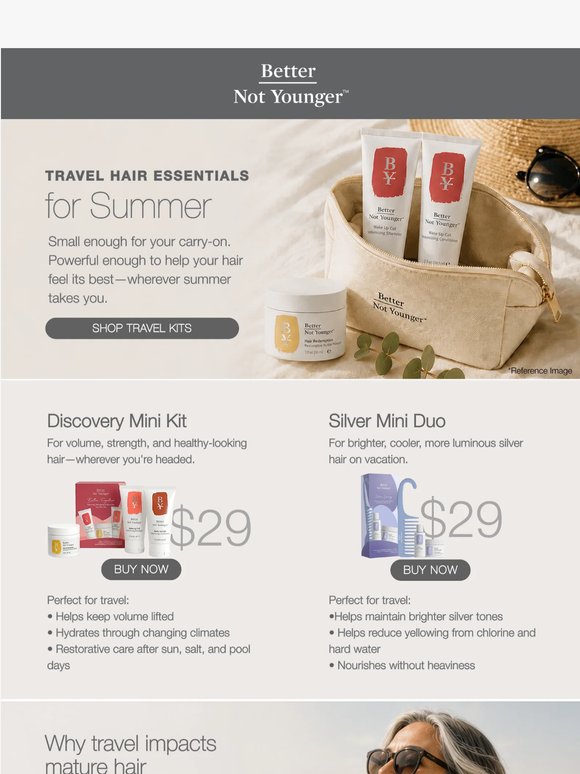 Your Better hair travel kits have arrived