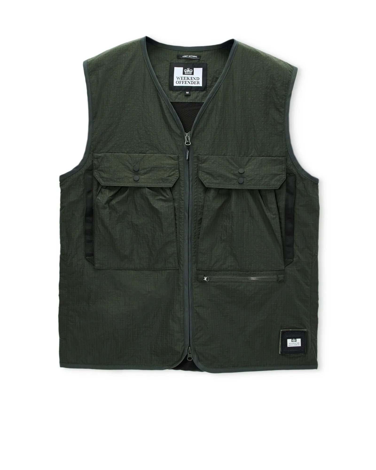 Image of Tangier Utility Vest<br /> Black Forest