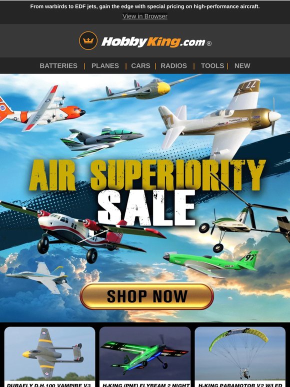 Dominate the Airfield- Planes up to 20% OFF