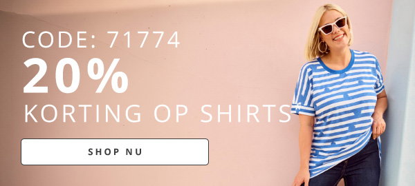 20% Korting op Shirts