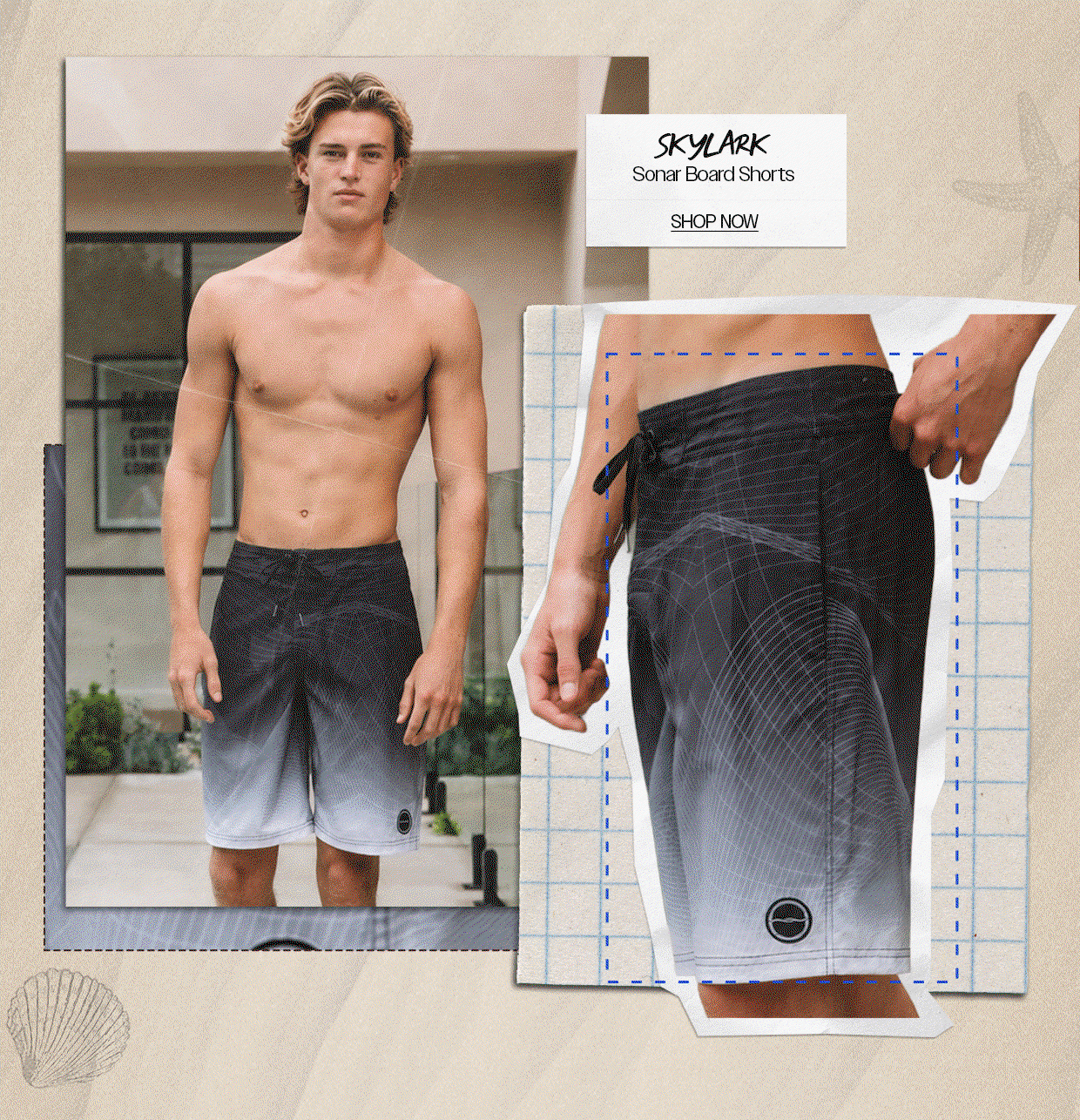 Skylark Sonar Board Shorts