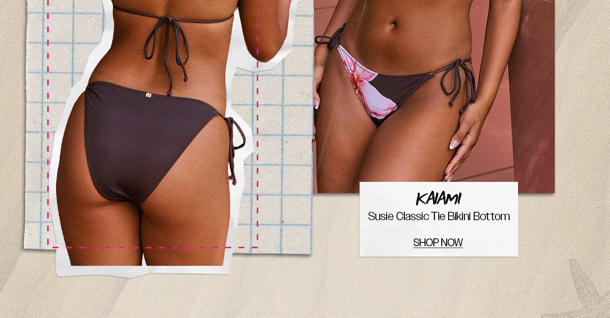 Kaiami Susie Classic Tie Bikini Botton