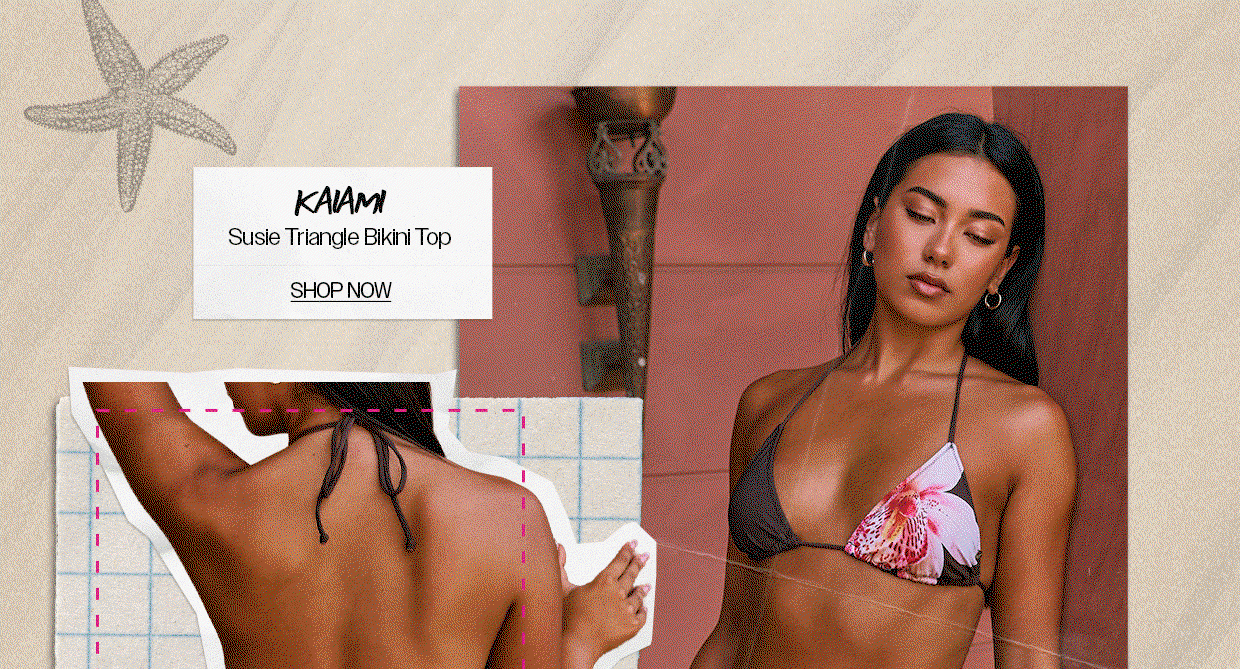 Kaiami Susie Triangle Bikini Top
