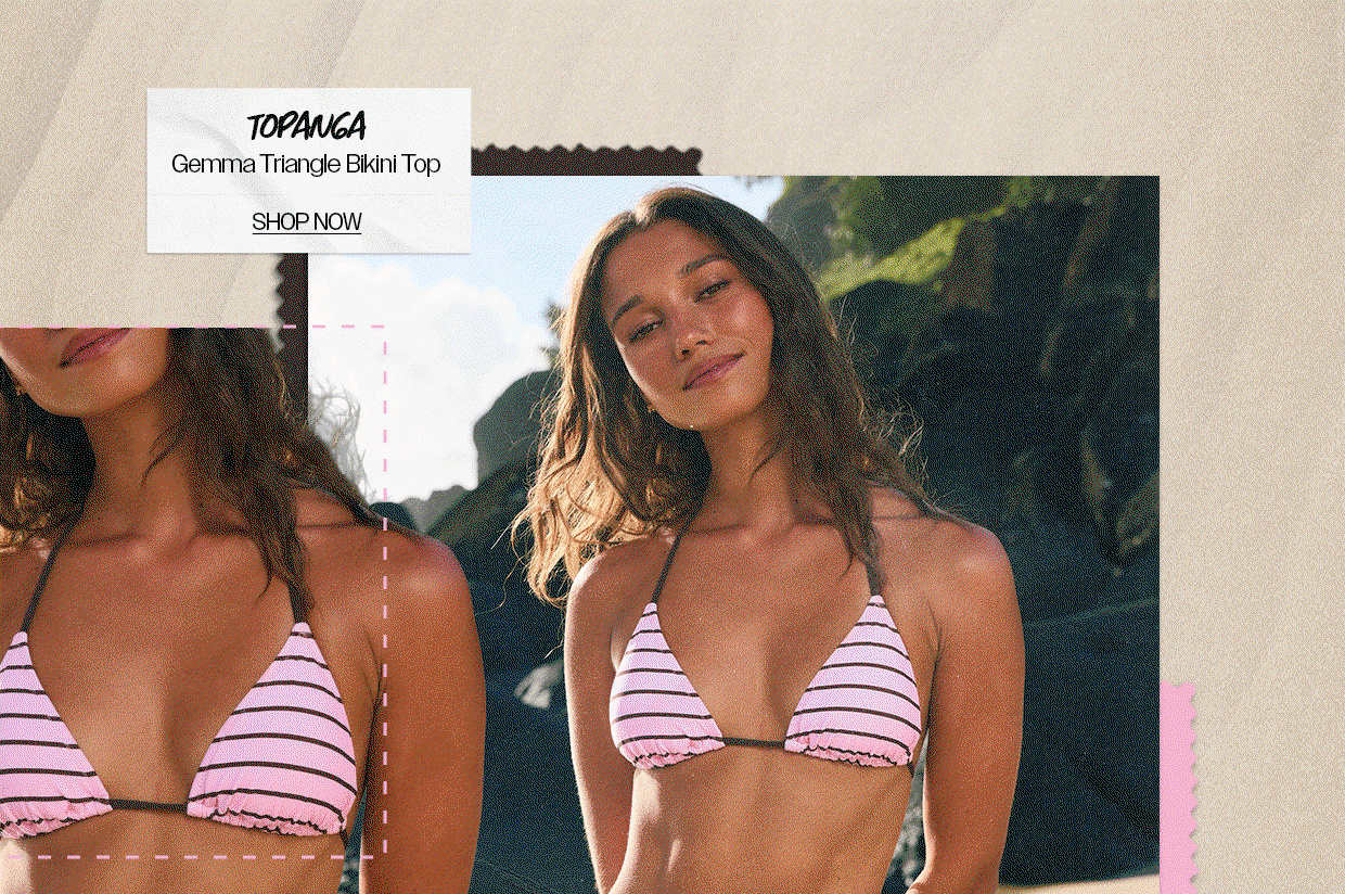 Topanga Gemma Triangle Bikini Top