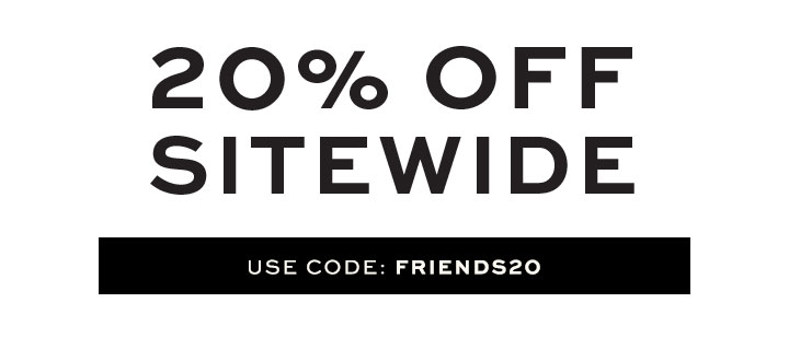 20% OFF Sitewide