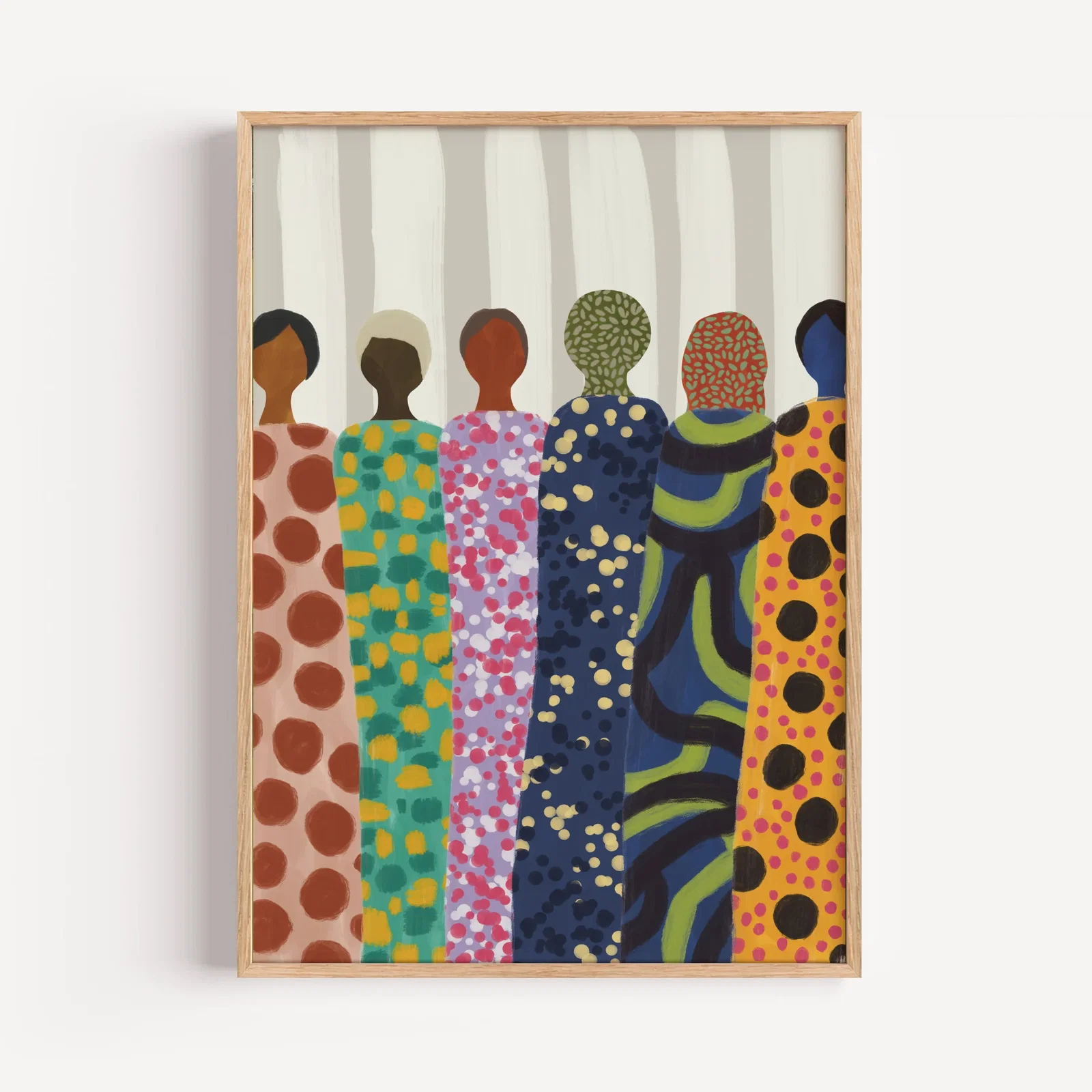 Image of Abstract Figures Art Print
