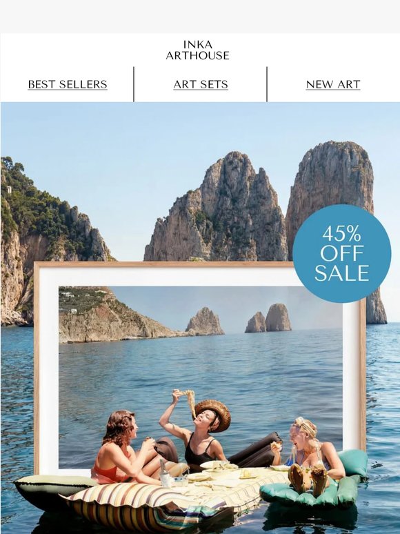 SAVE: 45% Off For Summer ☀️