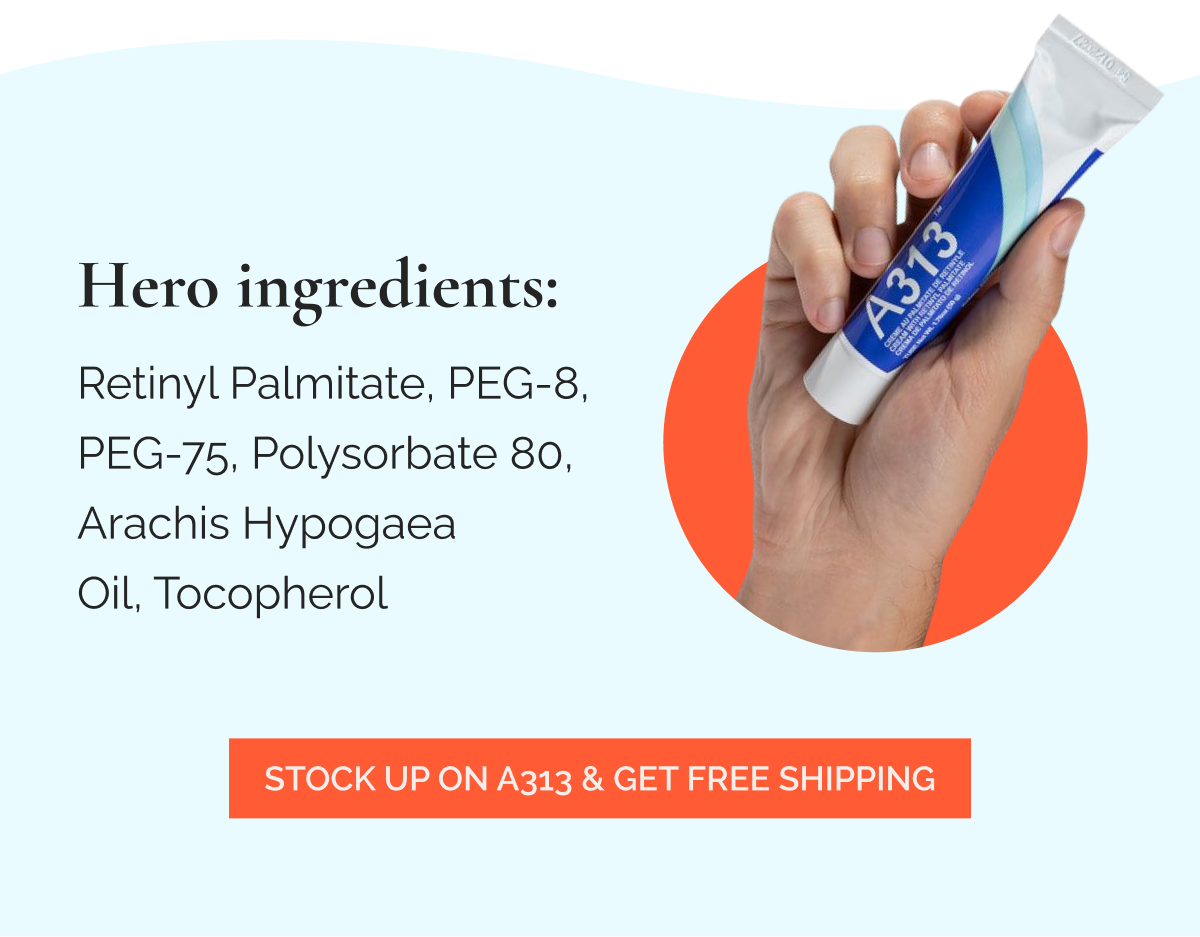 Hero ingredients: Retinyl Palmitate, PEG-8, PEG-75, Polysorbate 80, Arachis Hypogaea Oil, Tocopherol