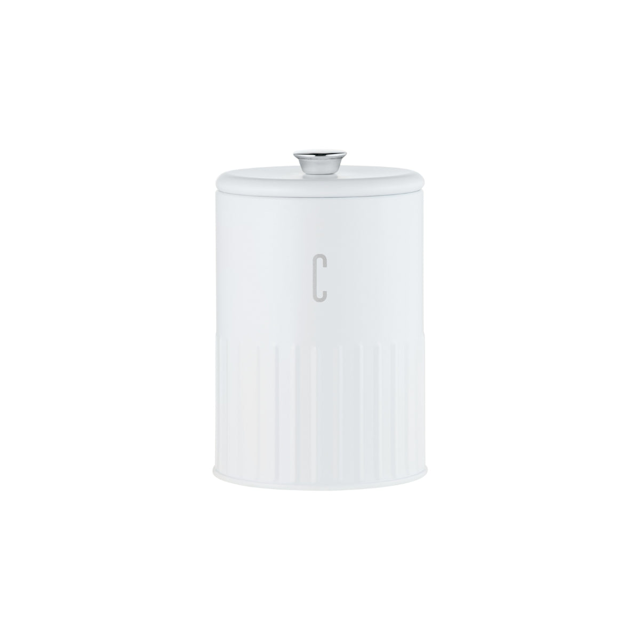 Astor Coffee Canister 11x17cm 1.35L White
