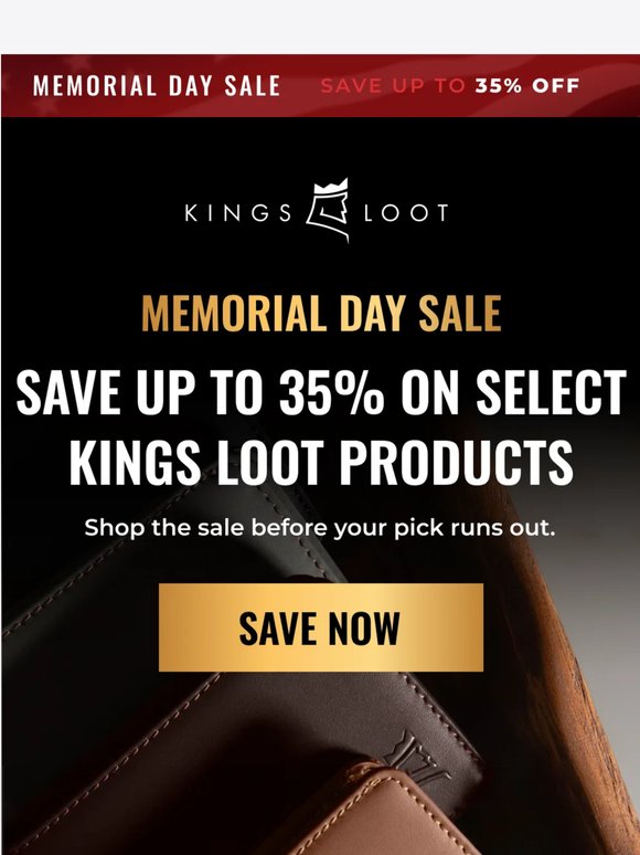 Don't miss the Memorial Day Sale
