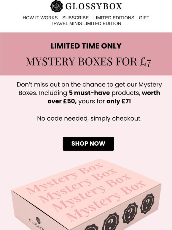 IT'S BACK: Mystery Boxes