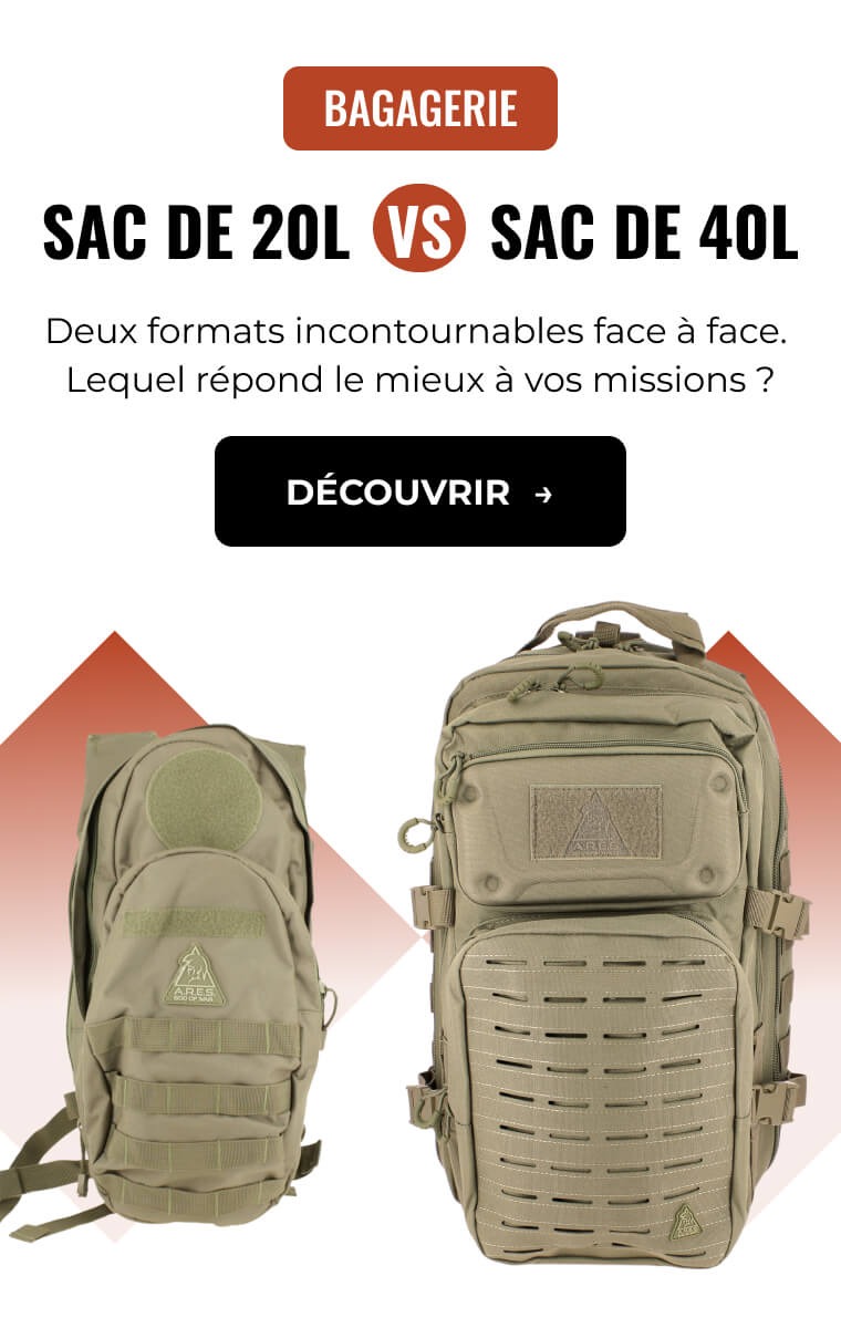 SAC DE 20L vs SAC de 40L 1