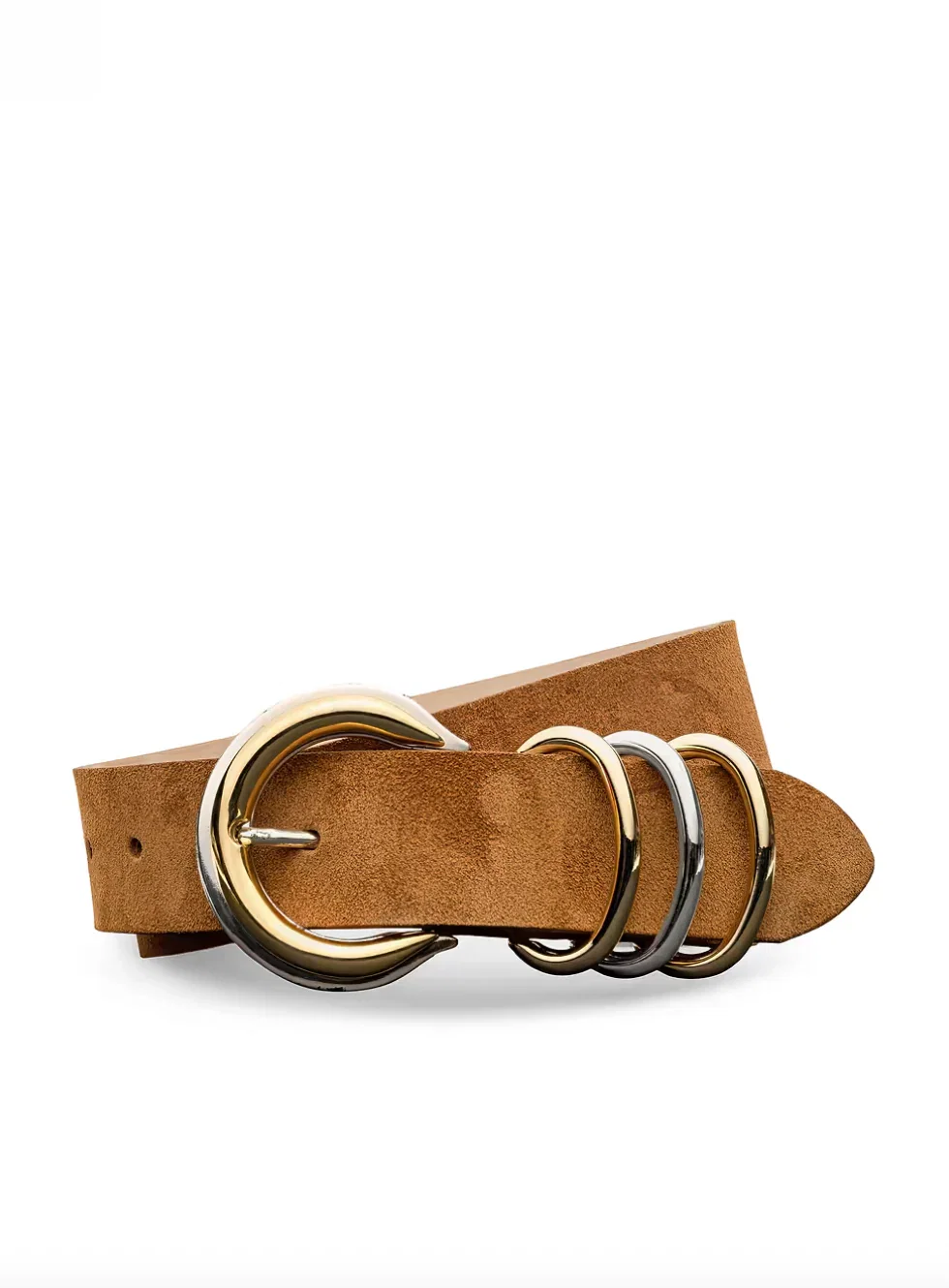 Image of Tobar Suede Belt - Cognac