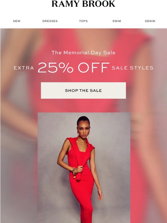 EXTRA 25% OFF STARTS NOW
