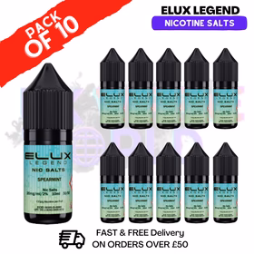 Spearmint Elux Legend Nic Salt BOX OF 10