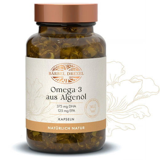 Omega-3 aus Algenöl vegan 500 mg DHA/EPA Kapseln
