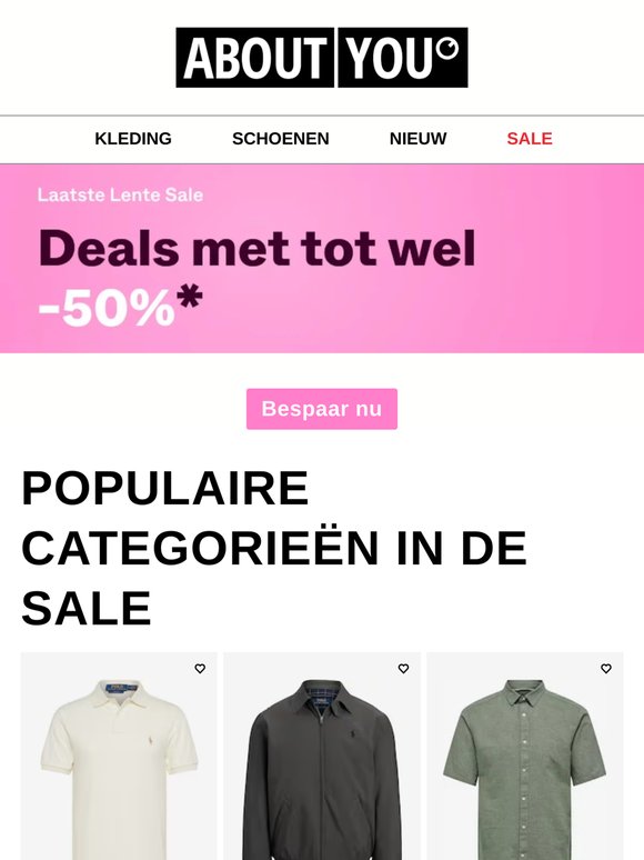 DEALS met tot wel 50% korting