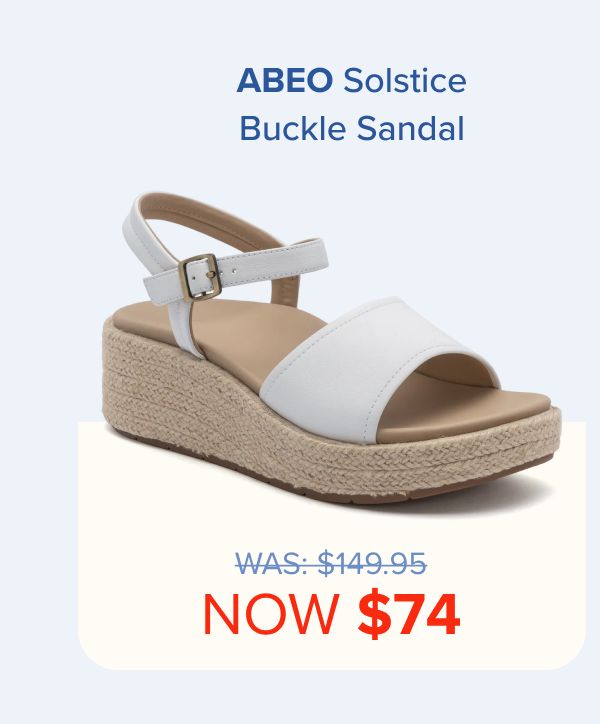 ABEO Solstice Buckle Sandal