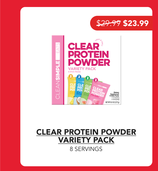Clear Protein Powder Variety Pack