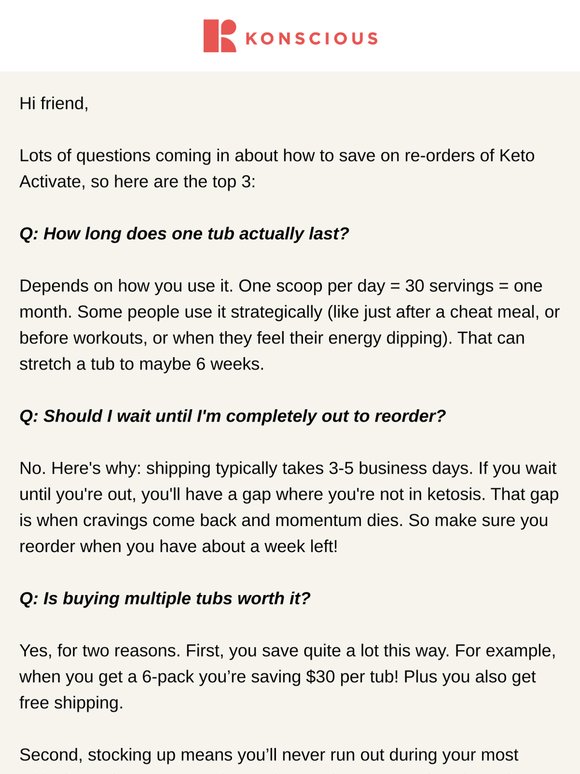 Urgent notice about your order friend