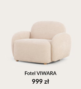 Kremowy fotel tapicerowany