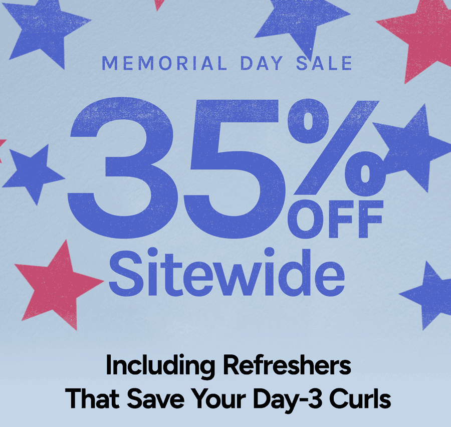Memorial Day Sale 35% off Sitewide