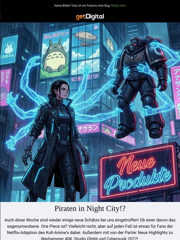 Schätze aus der Grand-Line, dem Imperium, Night City und Totoro's Wald!