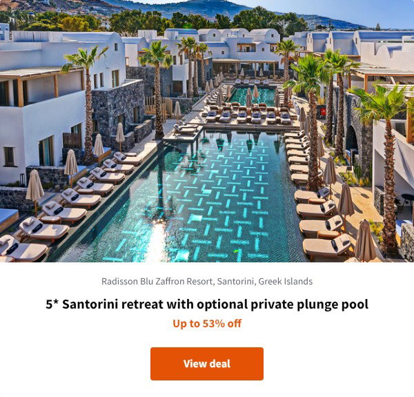 5* Santorini retreat with optional private plunge pool