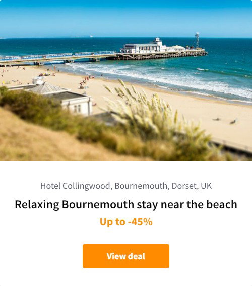 Relaxing Bournemouth stay near the beach
