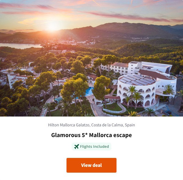 Glamorous 5* Mallorca escape