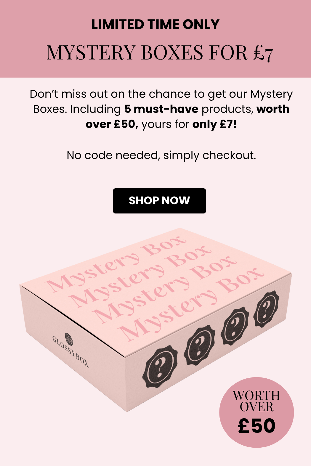 GLOSSYBOX Mystery Boxes