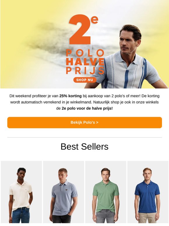 2e polo halve prijs!