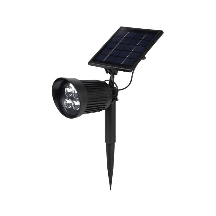Solarlampe «Spotlight», für draussen , schwarz