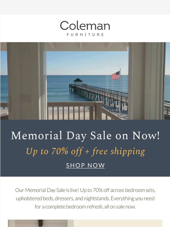 Bedroom Favorites Up to 70% Off