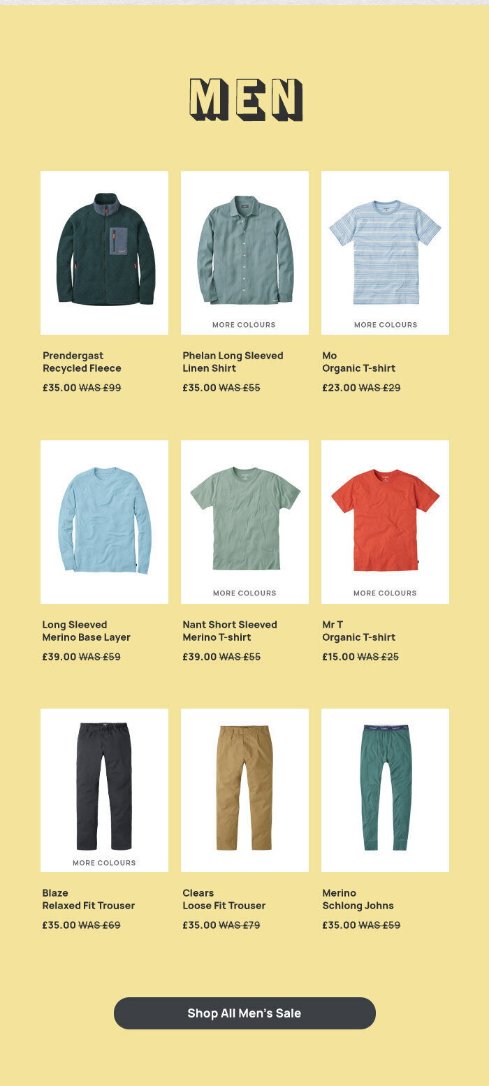 Spring Sale - mens