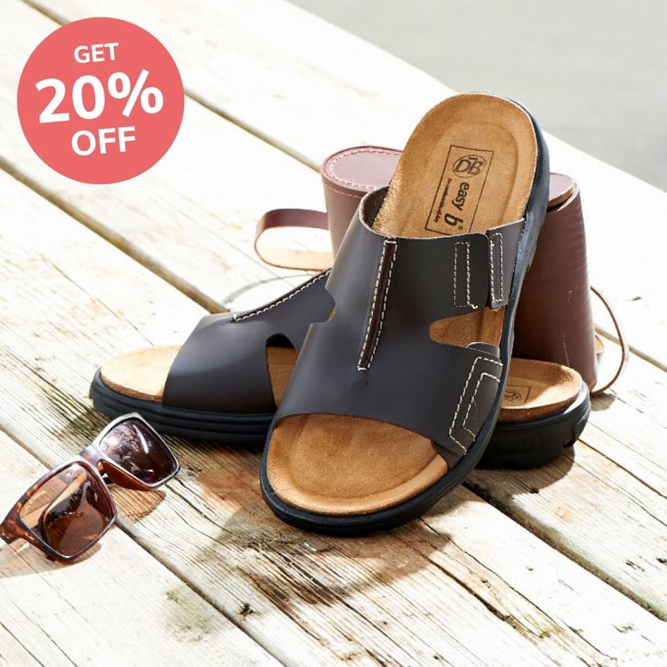 Shop Mens Sandals. Get 20% off with code SUNNY20