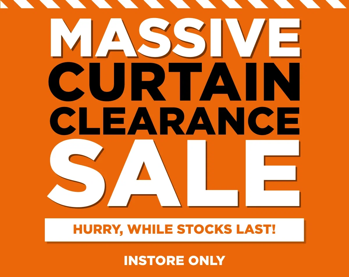 MASSIVE Curtain Clearance Sale