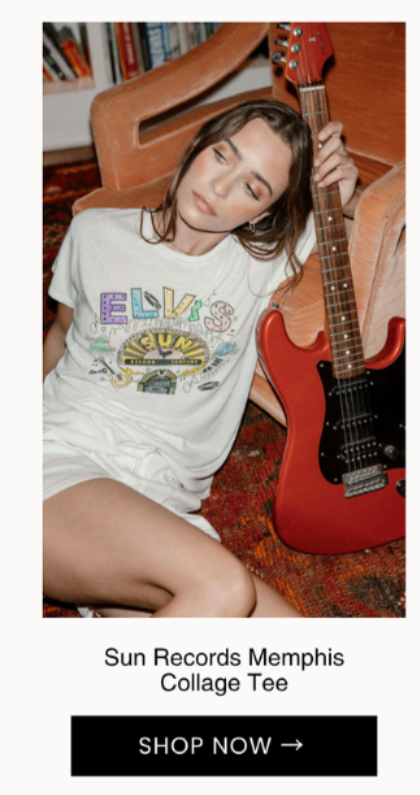 Sun Records Memphis Collage Tee