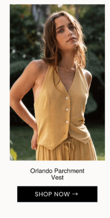 Orlando Parchment Vest