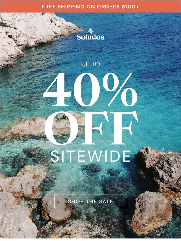 Up To 40% Off Sitewide - NOW LIVE